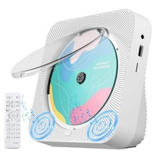 CD Player Portable with Bluetooth Desktop for Home with HiFi Sound