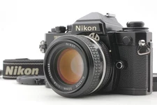 [Near MINT] Nikon FE2 Black SLR 35mm Film Camera Ai Nikkor 50mm f1.4 Lens JAPAN