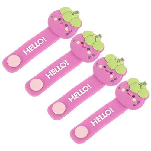 4 Pcs Cord Holder Ties Reusable Cable Organizer Fastener Management