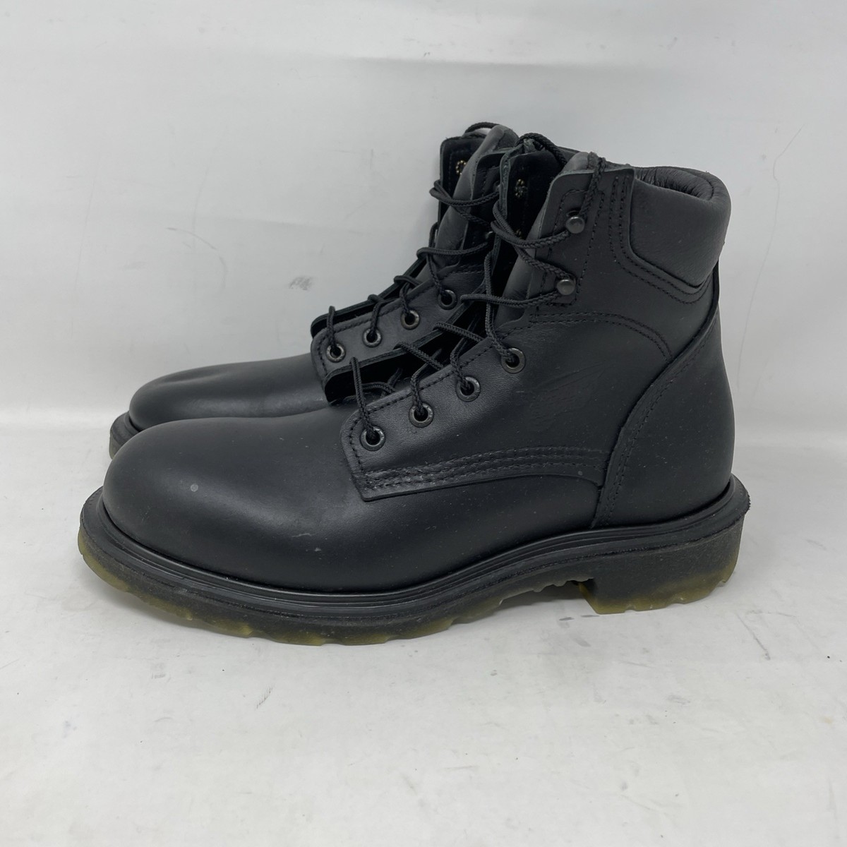 Red Wing Men's Work Boots (607) Supersole 2.0 Black Star Leather