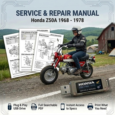 HONDA Z50A ショップマニュアル HONDA Z50A 1972 1976 1974 1975 1976 1977 1978 SERVICE REPAIR SHOP
