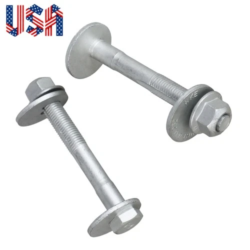 2Pcs Arm Lower Rear Eccentric Bolt Nut Kit for VW Tiguan Golf AUDI Skoda Control