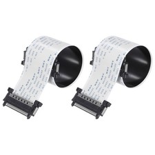 FFC FPC Cable 0.5mm Pitch 51 Pin 300mm Flat Ribbon Cable for LCD Screen,2Pcs