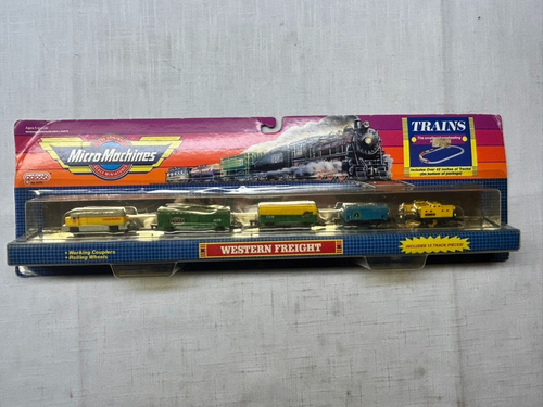 1989 Vintage Galoob Micro Machines Western Freight - New and Sealed