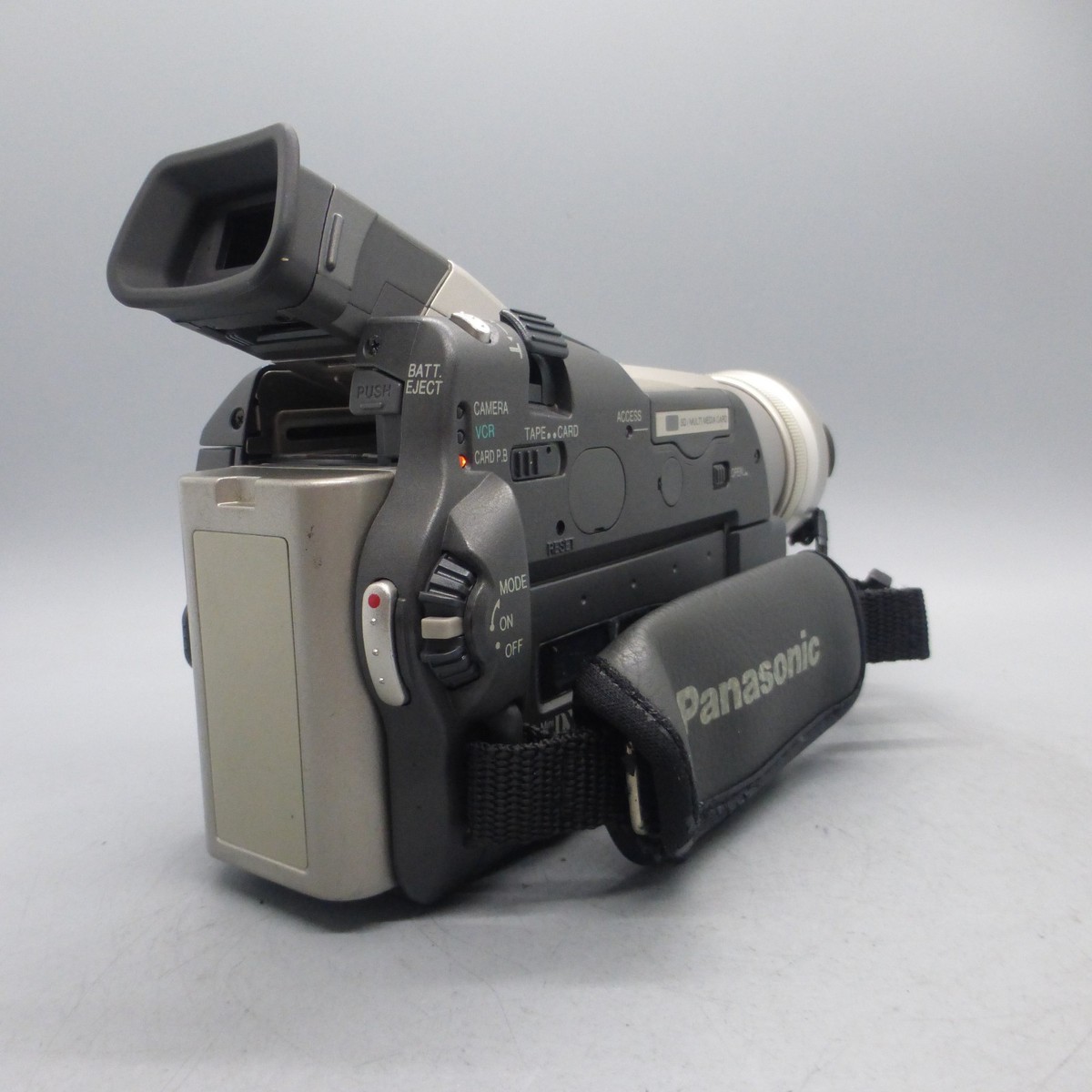 Panasonic NV-MX5 Handheld MiniDV Cassette Camcorder Silver Tested