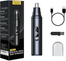 Ear and Nose Hair Trimmer Clipper - 2025 Professional Painless Eyebrow & Facial 