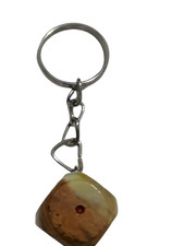 Unique Dice Keychain - Dots Bag Charm - Stylish Gift - From Stone