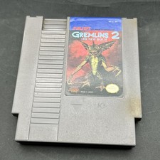 Gremlins 2 The New Batch (Nintendo NES, 1990) Cartridge only. Tested - Authentic