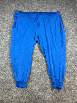 Mandala Scrub Joggers Pants Womens 5XL Blue Ultra Soft Equa Tek Spill Repellent