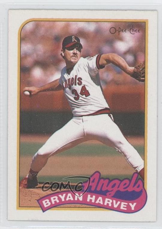 1989 O-Pee-Chee Bryan Harvey #287 0a1