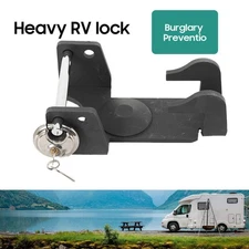 Gooseneck Trailer Hitch Locks Model Coupler Trailer Black w/ key lock For RVs