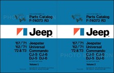 Commando Jeepster Cj Parts Book Catalog 1962-1973 1968 1969 1970 Jeep Cj5 Cj6