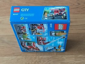 LEGO CITY 60107 THE FIRE TRUCK WITH NEW LADDER AND SEALED