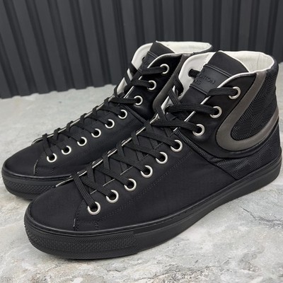 Louis Vuitton Sprinter Sneakers High LV Damier Black Nylon 8 LV or 9 US 42 EUR