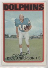 1972 Topps Dick Anderson #98 uk2