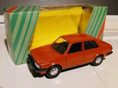 Vintage 1980's Schabak 1:43 VW Jetta MK1 dealer Promo Model Car Red Mint In Box