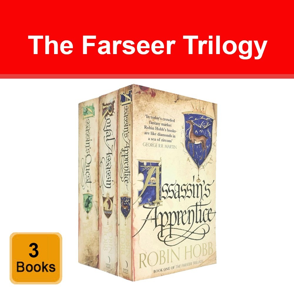 The Farseer Trilogy Collection 3 Books Set by Robin Hobb Assassin's Apprentice