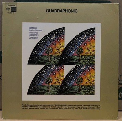 Leonard Berstein - Thus Sprach Zarathustra (Sony) Quadraphonic Vinyl 1971 NM/VG