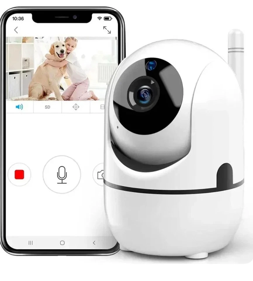 Telecamera Sicurezza YOOSEE Interna 1080P WIFI Infrarossi Rileva Movimenti Audio - Immagine 2 di 4