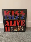KISS Alive II Live Concert Double Vinyl 2 LP Record Album 1977