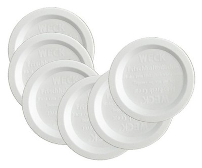 Weck Keep-fresh Lids 60 mm, White 