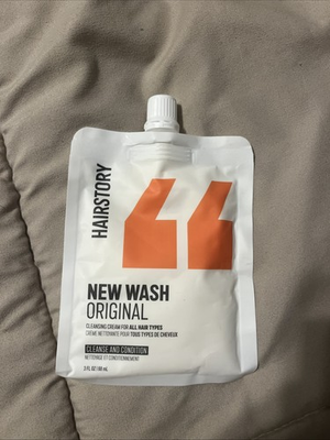 #ad Hairstory New Wash Original 3 fl oz 88 ml Cleansing Cream For All Hair Types $22.00