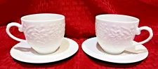 Limoges Set of 2 Ralph Lauren France Megan Saucer and Tea Cup Classic Porcelain