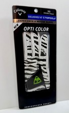 Callaway Opti Color Golf Glove Full Leather Right Hand XS Unisex White Black New
