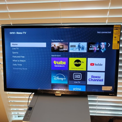 #ad Onn Roku TV 32quot; Smart TV 720p HD LED HDMI USB VESA Mount Tested Working $45.00
