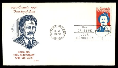 Mayfairstamps Canada FDC 1970 Louis Riel First Day Cover aaw_45869