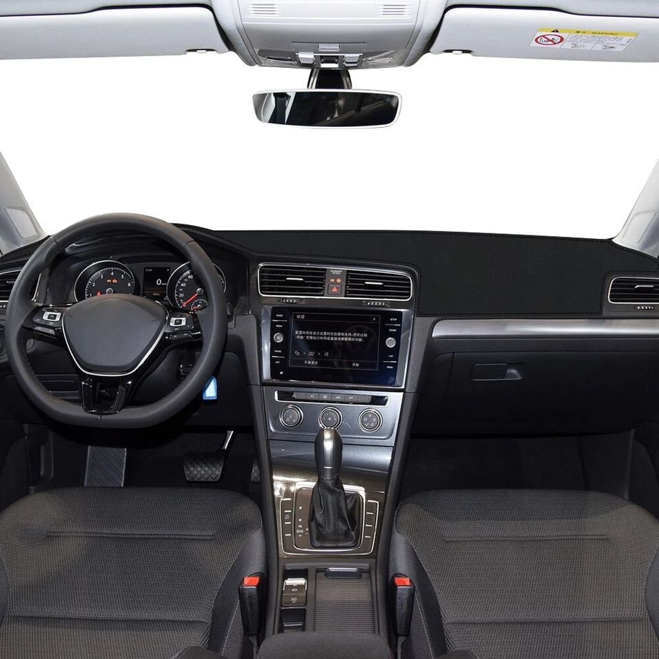 Alfombrilla de cuero antideslizante para VW Golf 7 MK7 2013-2019 alfombrilla de tablero alfombrilla de tablero Foto 3 de 4