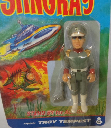 STINGRAY: FIGURA DE ACCIÓN CARDADA TROY TEMPEST HECHA POR MATCHBOX EN 1993 - Imagen 4 de 6