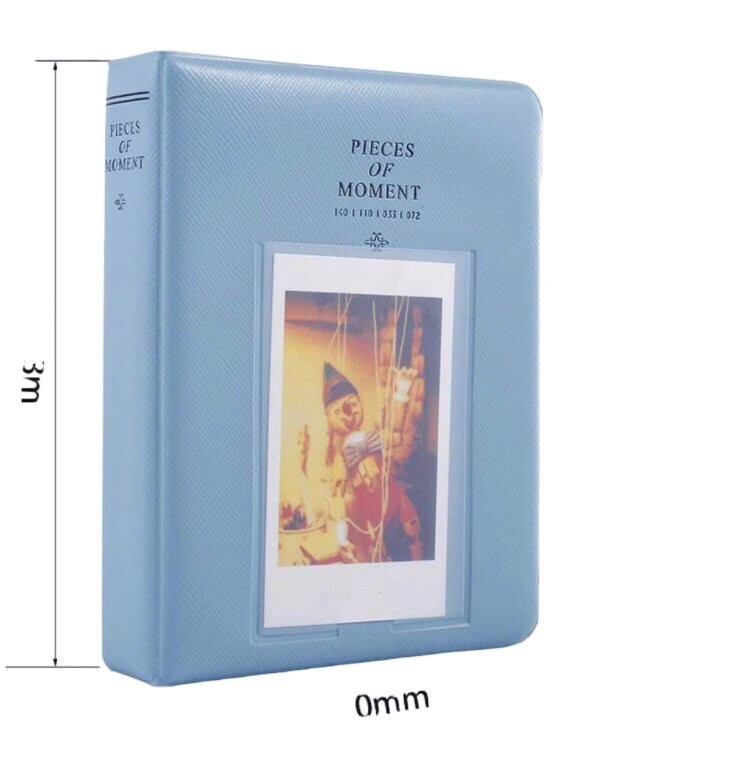 Polaroid Blue 64-Pocket Photo Album Holds 2x3 Prints-image