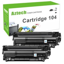 2Pack 104 FX10 Black Toner For Canon 104 Printers ImageClass MF4150 MF4350D D420