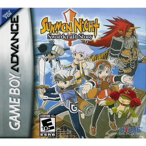 Summon Night  1: Swordcraft Story GBA Video Game Gameboy Advance 2003