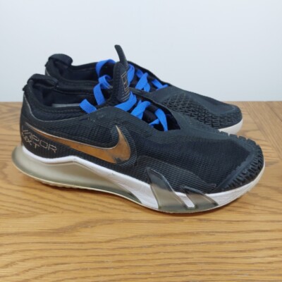 Nike Tennisschuhe Herren Größe UK 5,5 Court React Vapor NXT HC schwarz Turnschuhe