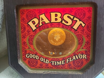 Rare-VTG Pabst Blue Ribbon Clock Light w/Pendulum Motion | eBay