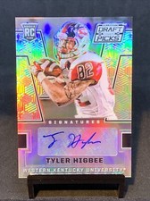 TYLER HIGBEE SP SILVER PRIZM RC AUTO ~ 2016 PANINI PRIZM COLLEGIATE DRAFT PICK
