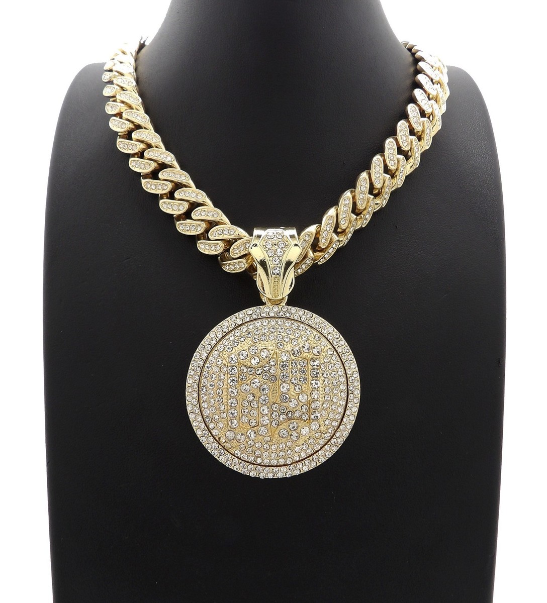 RAPPER TEKASHI 69 SPINNING PENDANT 18