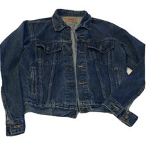 Men's Size 40 Levi Strauss Levi's Denim Blue Jean Jacket Made in USA 71506 90's