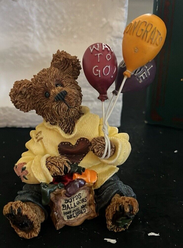 Boyd's Bears Goodfer U Bear...Way to Go! Figurine #227729 New