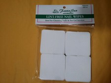 200 ct. Lint-Free Nail Wipes 2x2" Gel Service Cleansing Nails or Removing Makeup