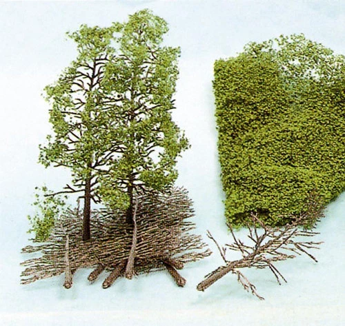 20 Arbres Miniatures Pour Modélisme Ferroviaire - Échelle 1/75-200, Vert, Neuf De Chine
