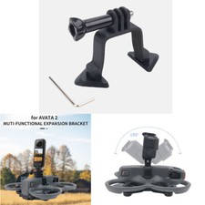 Upper Expansion Bracket Adapter Sports Camera Fixing Mount for DJI Avata 2 Drone