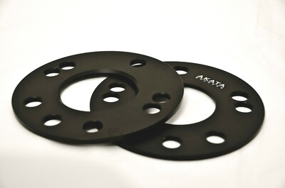5MM WHEEL SPACERS FOR LEXUS 5X120+5X114.3 CB 60.1 BLACK ANODIZED.