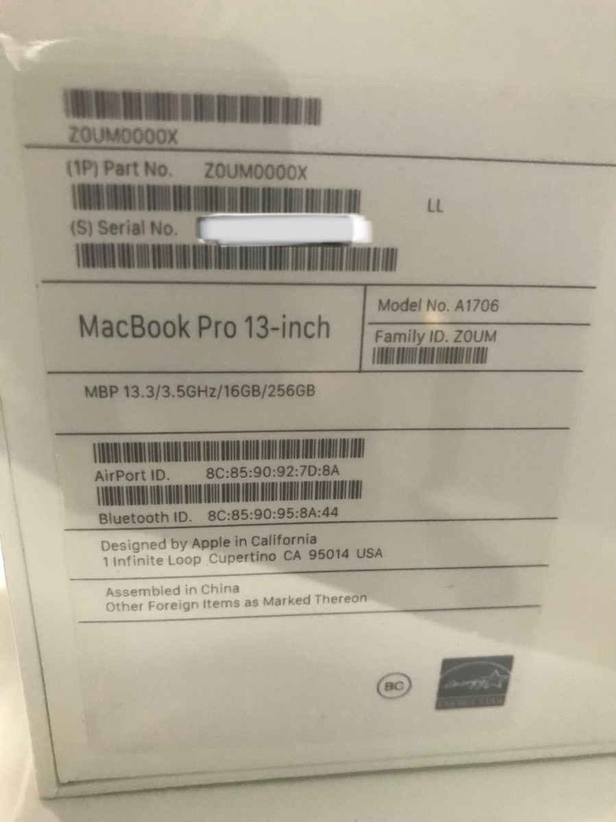 Apple Macbook Pro 2019 13.3" Core i5 8GB 256GB Silver - MUHR2PO/A