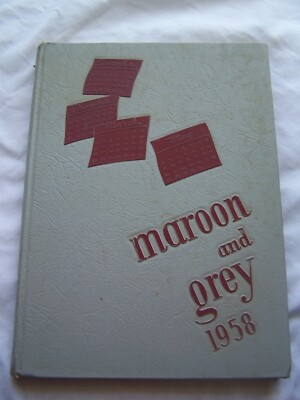 1958 DOBYNS BENNETT  HIGH SCHOOL YEARBOOK KINGSPORT, TENNESSEE UNMARKED