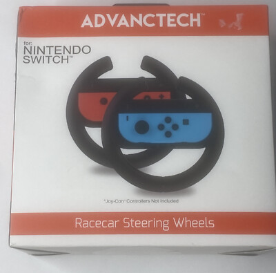 Racecar Steering Wheel for Nintendo Switch BLACK ~ New in Box