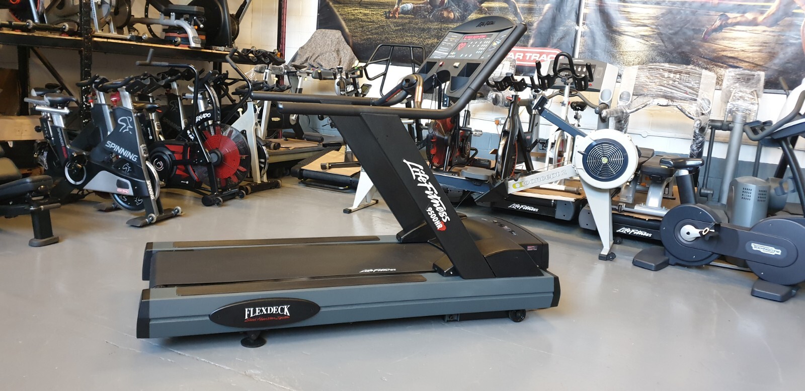 Fully Serviced Life Fitness Treadmill 9500HR Next Gen Commercial Gym