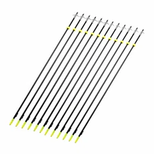 6pcs 35" OD 8mm Archery Bow Fishing Hunting Arrow fish Broadheads Safety Slides